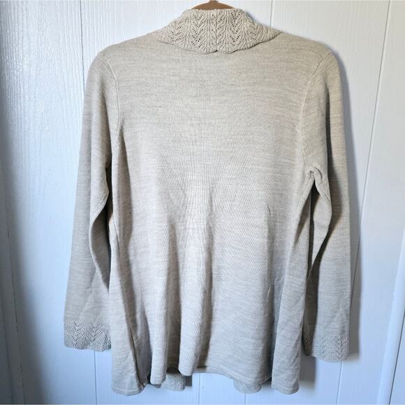 Briggs Petite Two-in-One Sweater PM – Layered Look, Neutral Knit - Picture 2 of 8